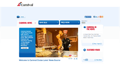 Desktop Screenshot of carnival-news.com